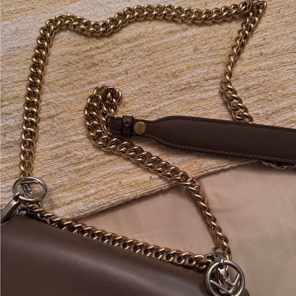 Vitello century F fendi bi color shoulder bag - Picture 6 of 12